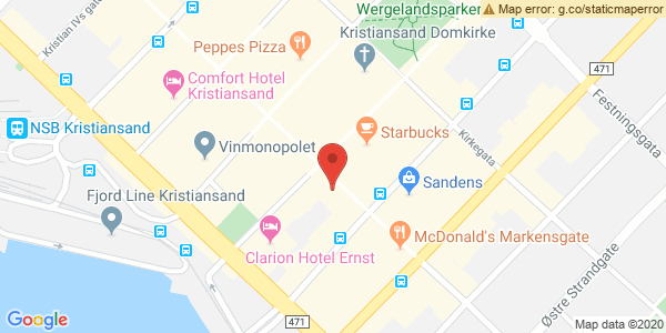 Map displaying event location