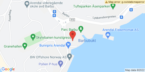 Map displaying event location
