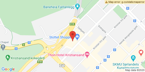 Map displaying event location