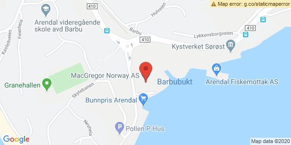 Map displaying event location