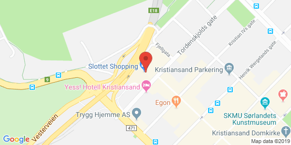 Map displaying event location