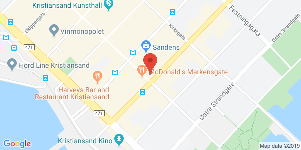 Map displaying event location