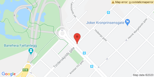 Map displaying event location