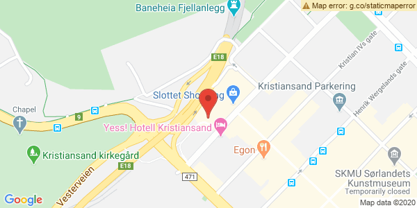 Kart som viser hvor arrangementet foregår