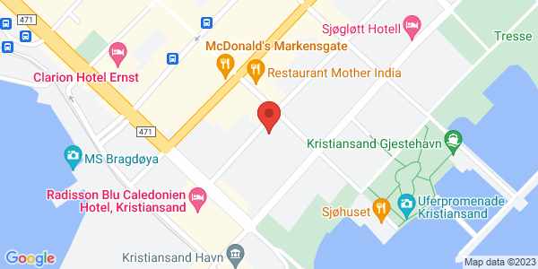 Map displaying event location