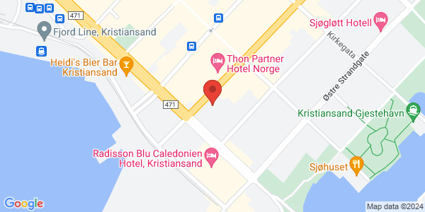 Map displaying event location