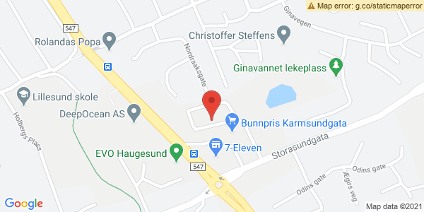 Kart som viser hvor arrangementet foregår