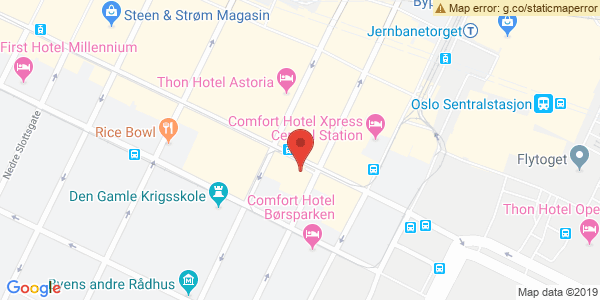 Map displaying event location