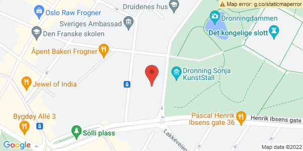 Map displaying event location