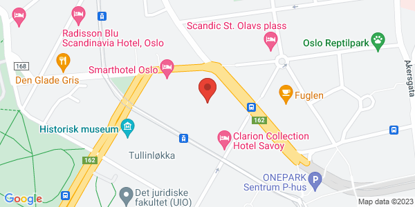 Map displaying event location