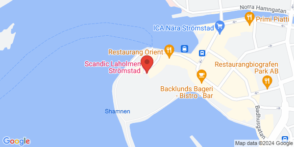 Map displaying event location