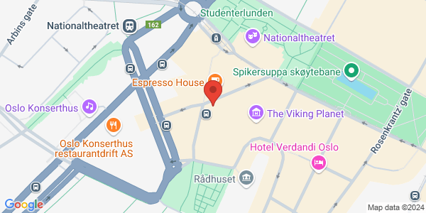 Map displaying event location