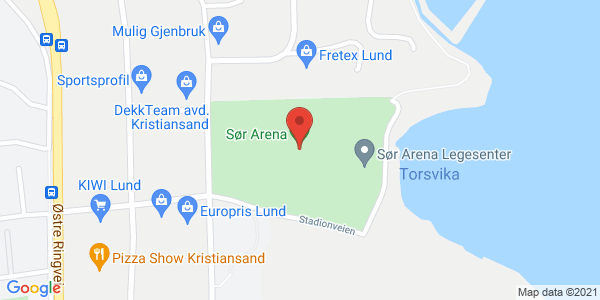 Map displaying event location