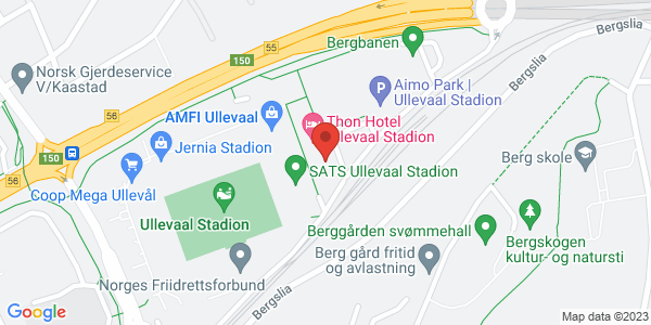 Map displaying event location