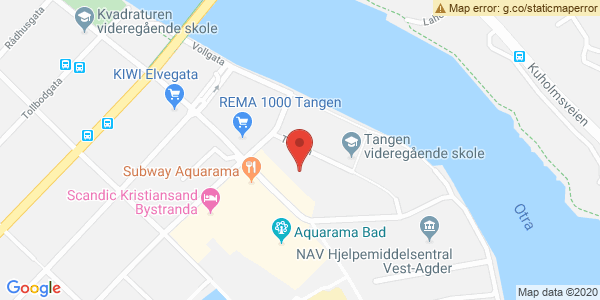 Map displaying event location