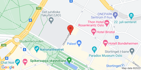 Map displaying event location