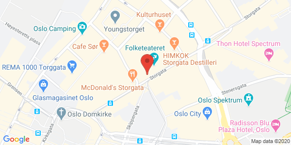 Map displaying event location