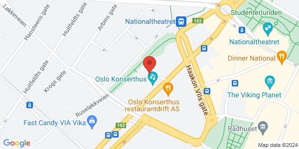 Kart som viser hvor arrangementet foregår
