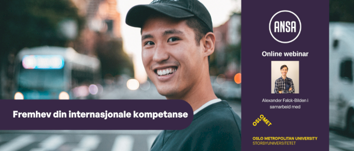 Fremhev din internasjonale kompetanse!