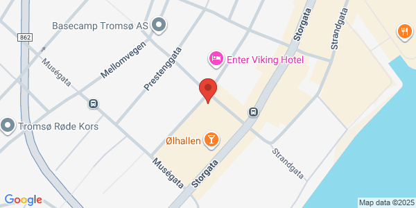 Map displaying event location