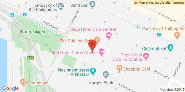 Map displaying event location
