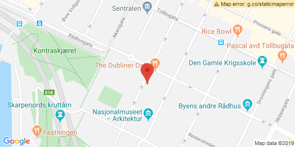 Map displaying event location