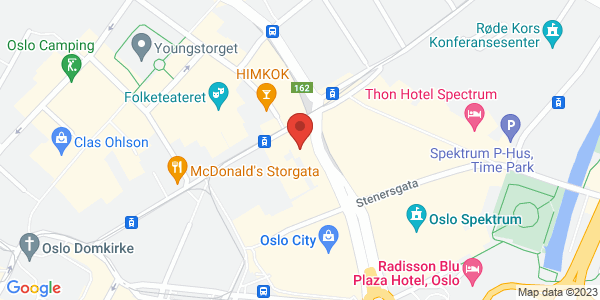 Map displaying event location
