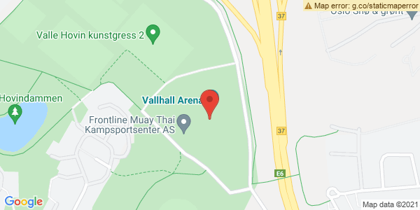Kart som viser hvor arrangementet foregår