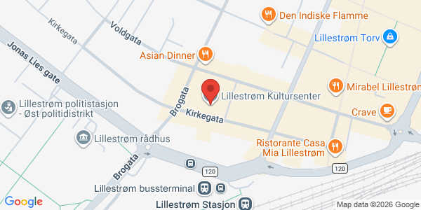 Kart som viser hvor arrangementet foregår