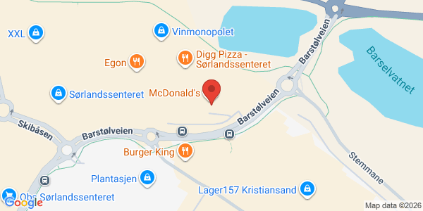 Map displaying event location