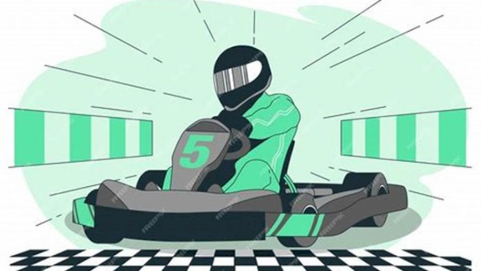 Gokart for barnegruppen