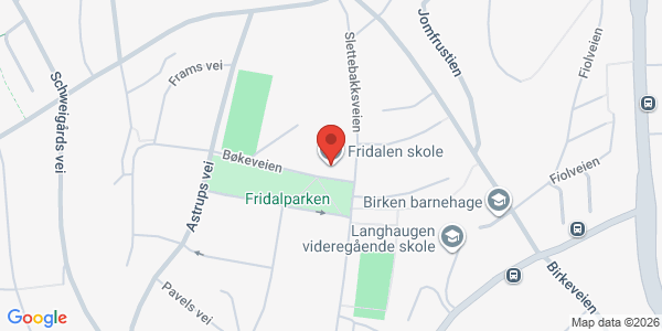 Kart som viser hvor arrangementet foregår