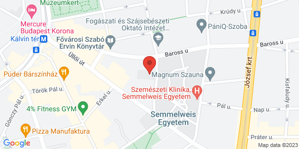 Map displaying event location