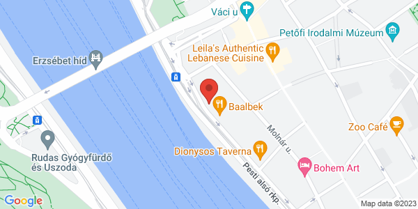 Map displaying event location