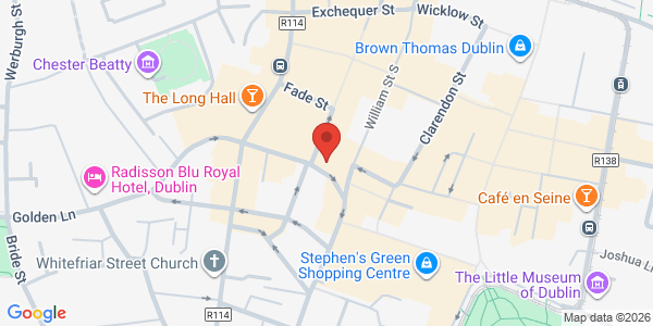 Map displaying event location