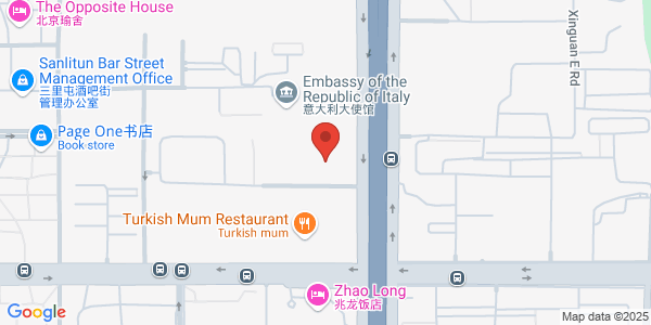 Map displaying event location