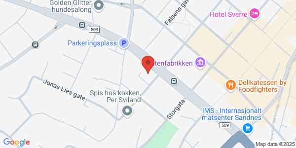 Map displaying event location