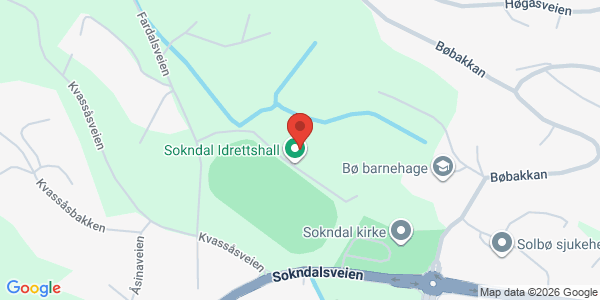 Kart som viser hvor arrangementet foregår