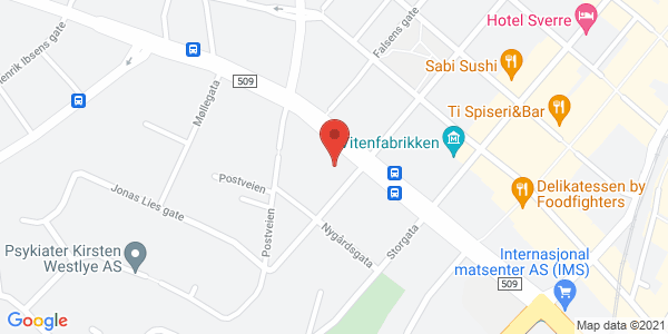 Map displaying event location