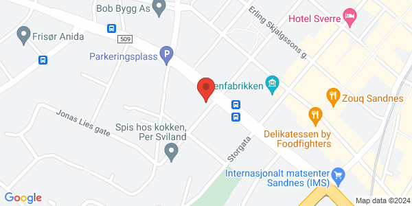 Map displaying event location
