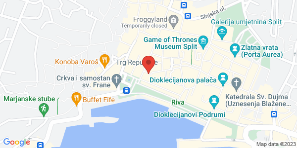 Map displaying event location