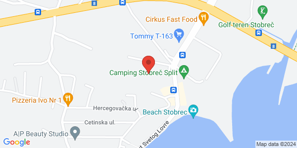 Map displaying event location