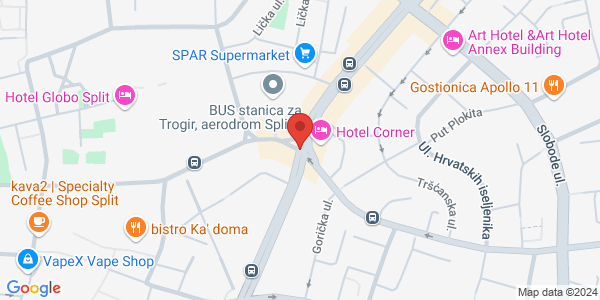 Map displaying event location