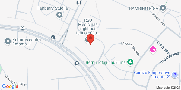 Map displaying event location