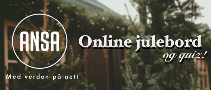 Online julebord og quiz! (Påmelding ANSA Slovakia)