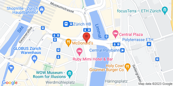 Map displaying event location