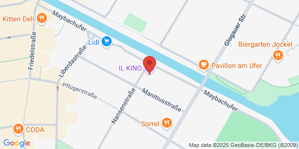 Map displaying event location