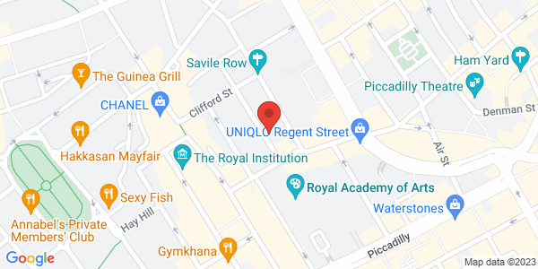 Map displaying event location