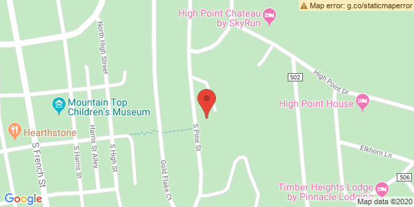 Map displaying event location