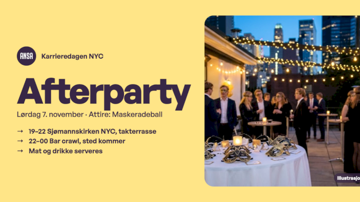 ANSA karrieredag afterparty